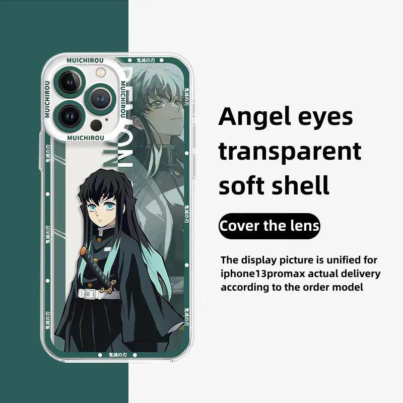 Tanjirou/Nezuko iPhone, Android phone case Apple Refined Trend silicone anti-collision phone case