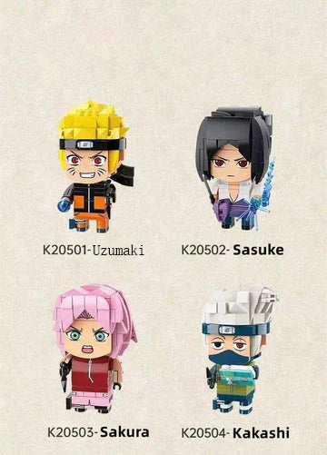 Uzumaki/Sasuke  original characters model building block toy