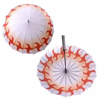 Tanjirou/Zenitsu Cool umbrella shade and rain dual purpose umbrella 16 alloy umbrella bones more robust