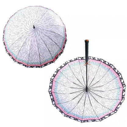 Tanjirou/Zenitsu Cool umbrella shade and rain dual purpose umbrella 16 alloy umbrella bones more robust