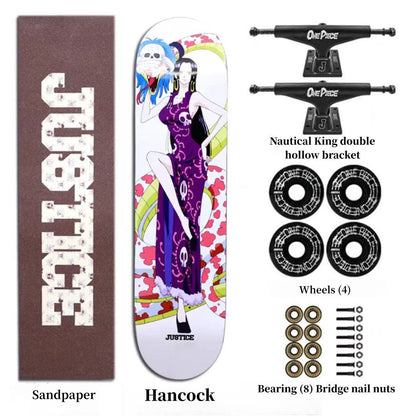 Luffy/Zoro Professional Fine Pattern Skateboard(Size:80CM×20CM)