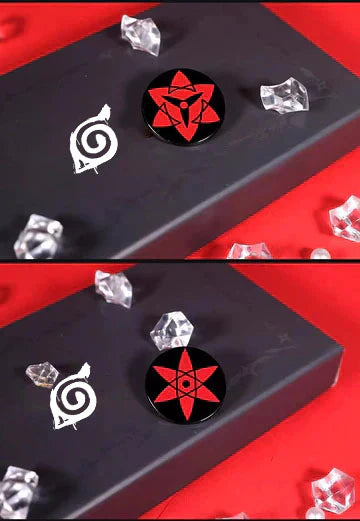 susuke/itachi/kakakshi Metal Badge Collection Mangekyou Sharingan