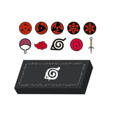 susuke/itachi/kakakshi Metal Badge Collection Mangekyou Sharingan