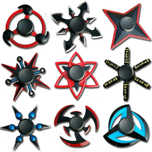 Sharingan Figure using metal hand fidget spinner relieve stress toy