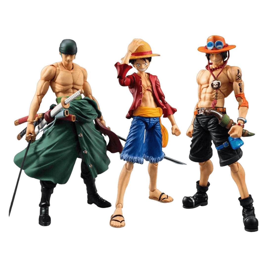 Luffy/Zoro/Ace Movable Character Model