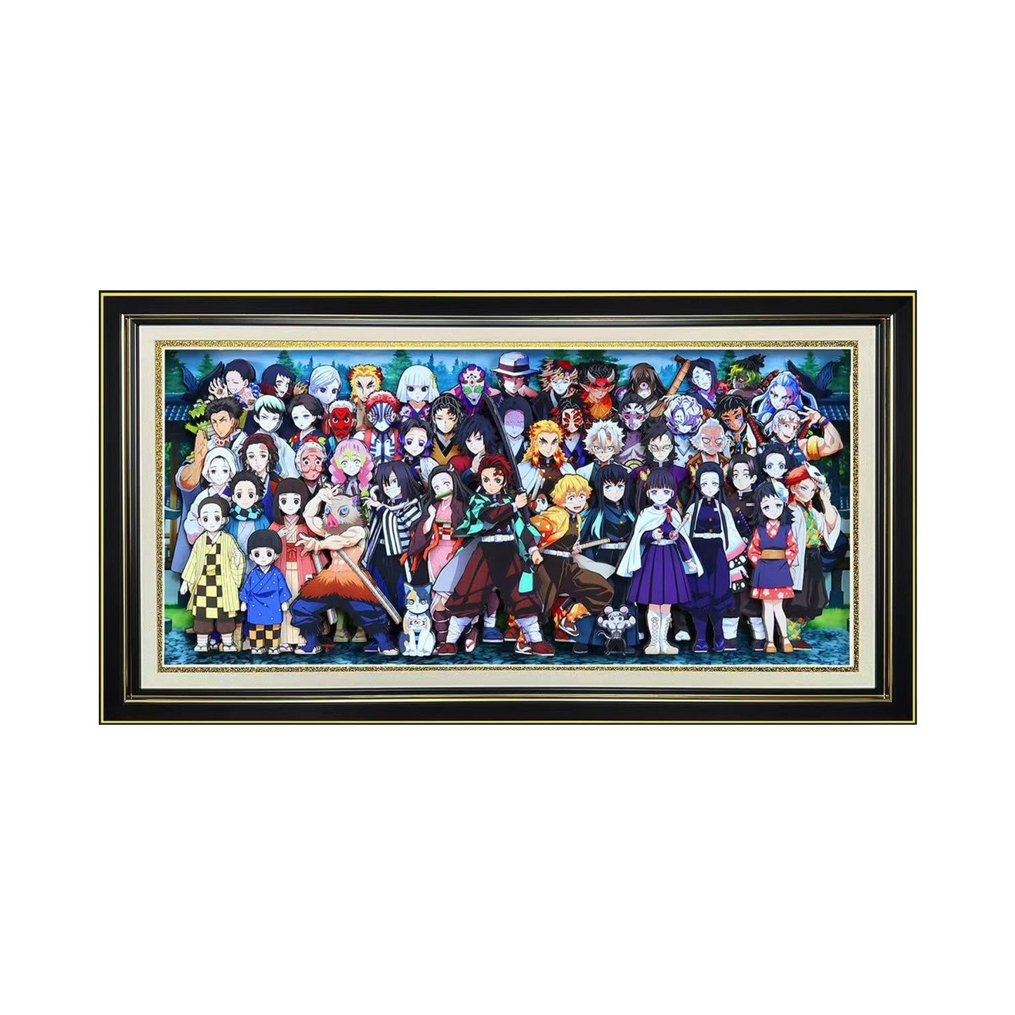 Tanjirou/Nezuko handsome cartoon handicraft 3D drawing