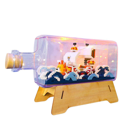 Thousand Sunny Puzzle Building blocks Drift Bottle Decoration