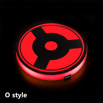 Sharingan Car 7 Color Changing Intelligent Sensing Coasters