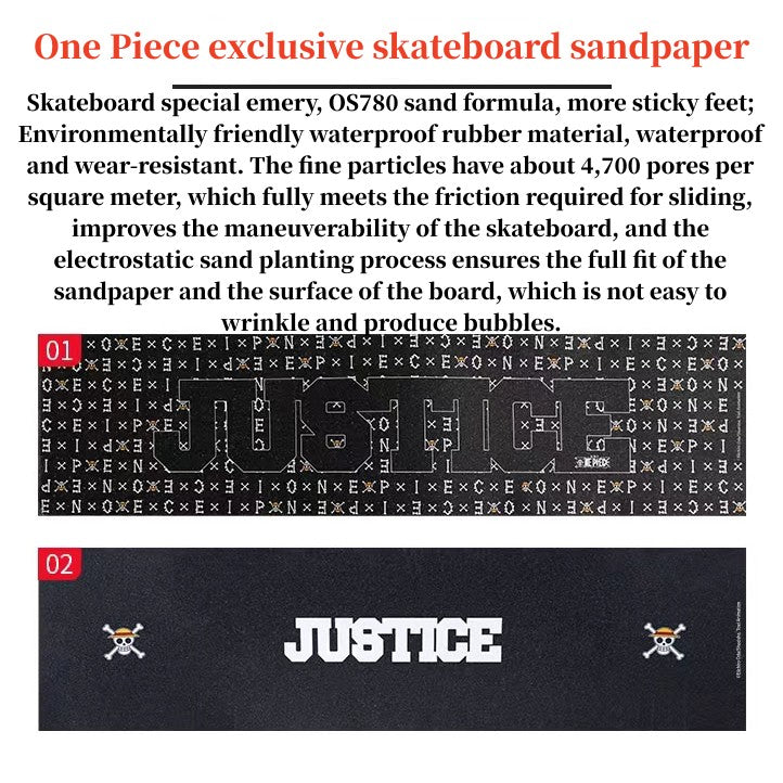 Luffy/Zoro Professional Fine Pattern Skateboard(Size:80CM×20CM)