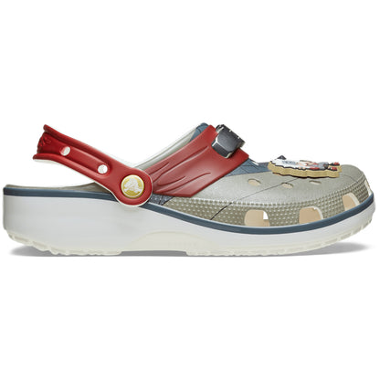 Jiraiya theme hole hole shoes Creative decoration individual character is dye-in-the-wood