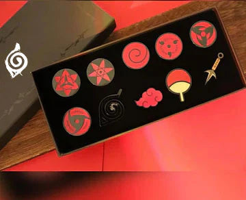 susuke/itachi/kakakshi Metal Badge Collection Mangekyou Sharingan