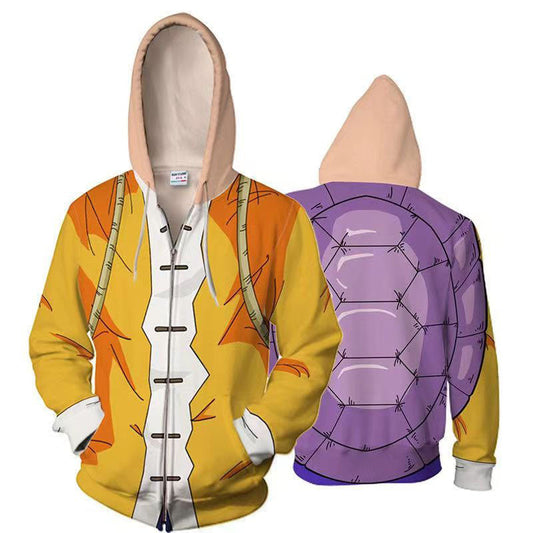 Gogeta/Roshi/Trunks/Goku Black cos Hoodie casual spring and autumn coat with hood