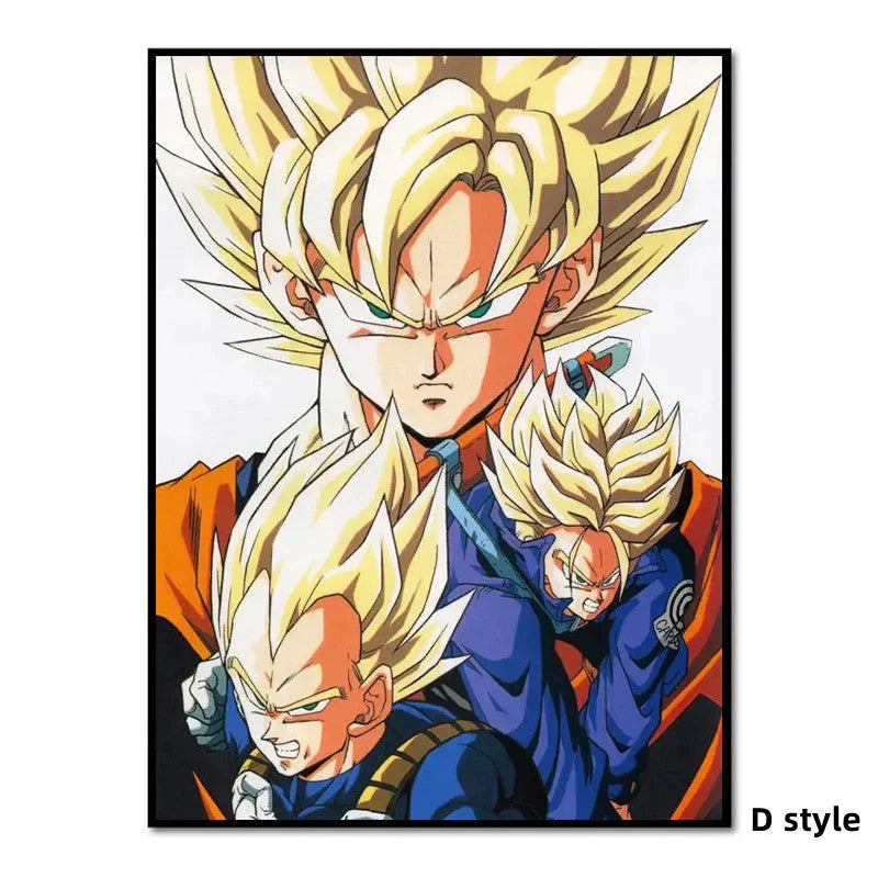 Son Goku/Bejīta Yonsei handsome handicraft doodle digital oil painting