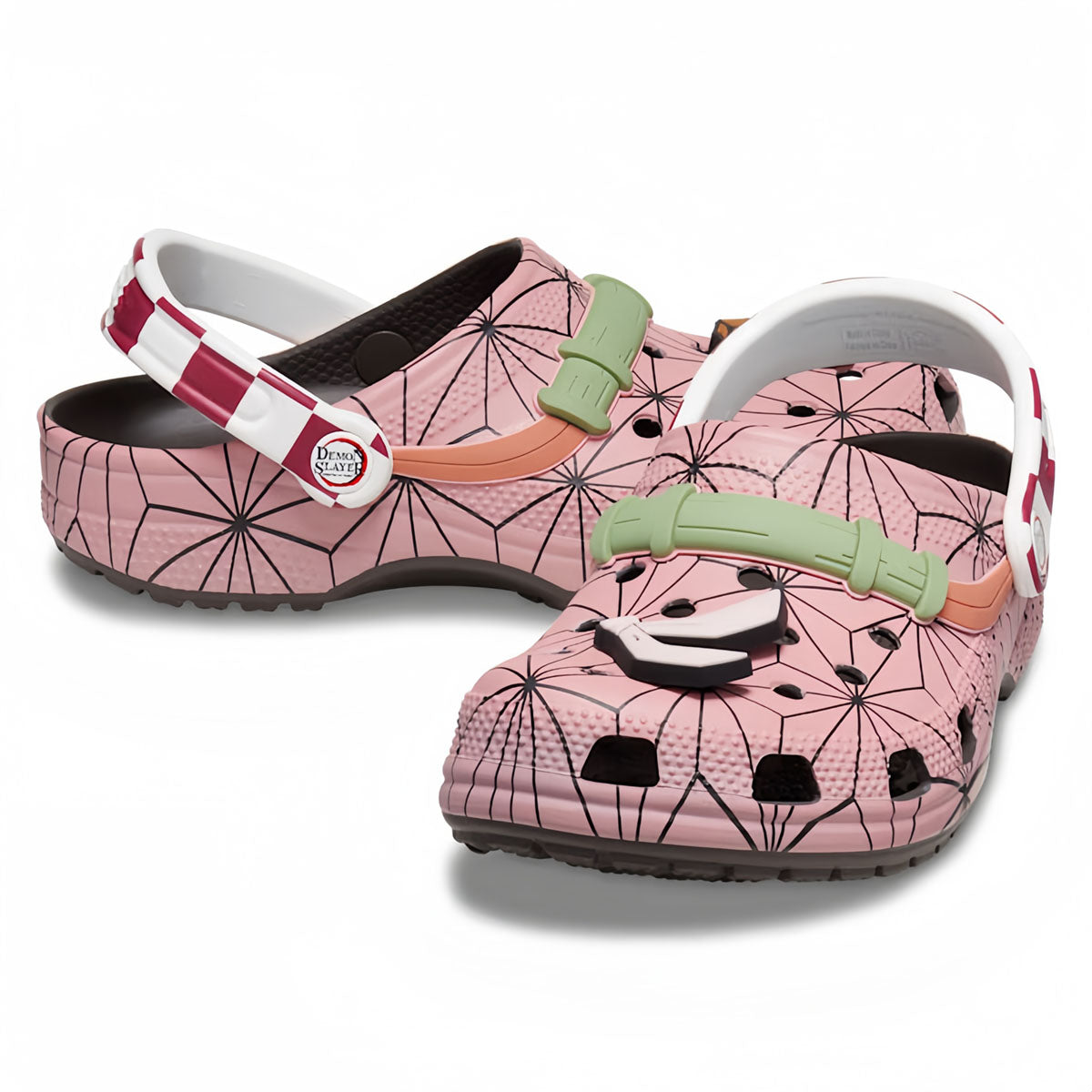 Tanjirou/Nezuko/Zenitsu/Inosuke theme hole hole shoes Creative decoration individual character is dye-in-the-wood