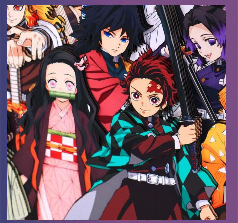 Tanjirou/Nezuko handsome cartoon handicraft 3D drawing