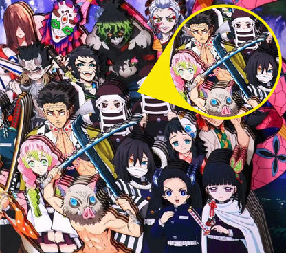 Tanjirou/Nezuko handsome cartoon handicraft 3D drawing