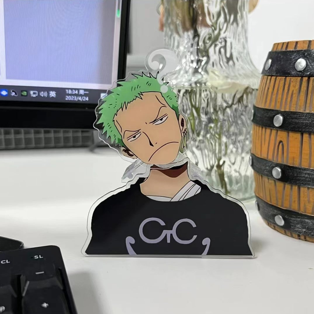 Luffy/Zoro/Sanji character model bobble head ornament