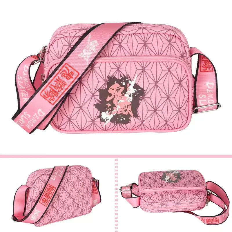 Tanjirou/Nezuko/Zenitsu/Giyuu small single shoulder bag bag students Satchel capacity is sufficient