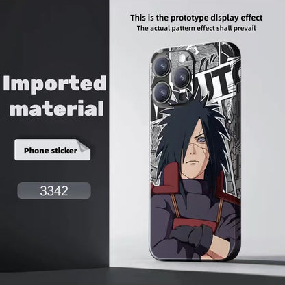 Sasuke/Kakashi/Itachi/Obito theme iPhone Phone back film sticker - a must-have for cool personality